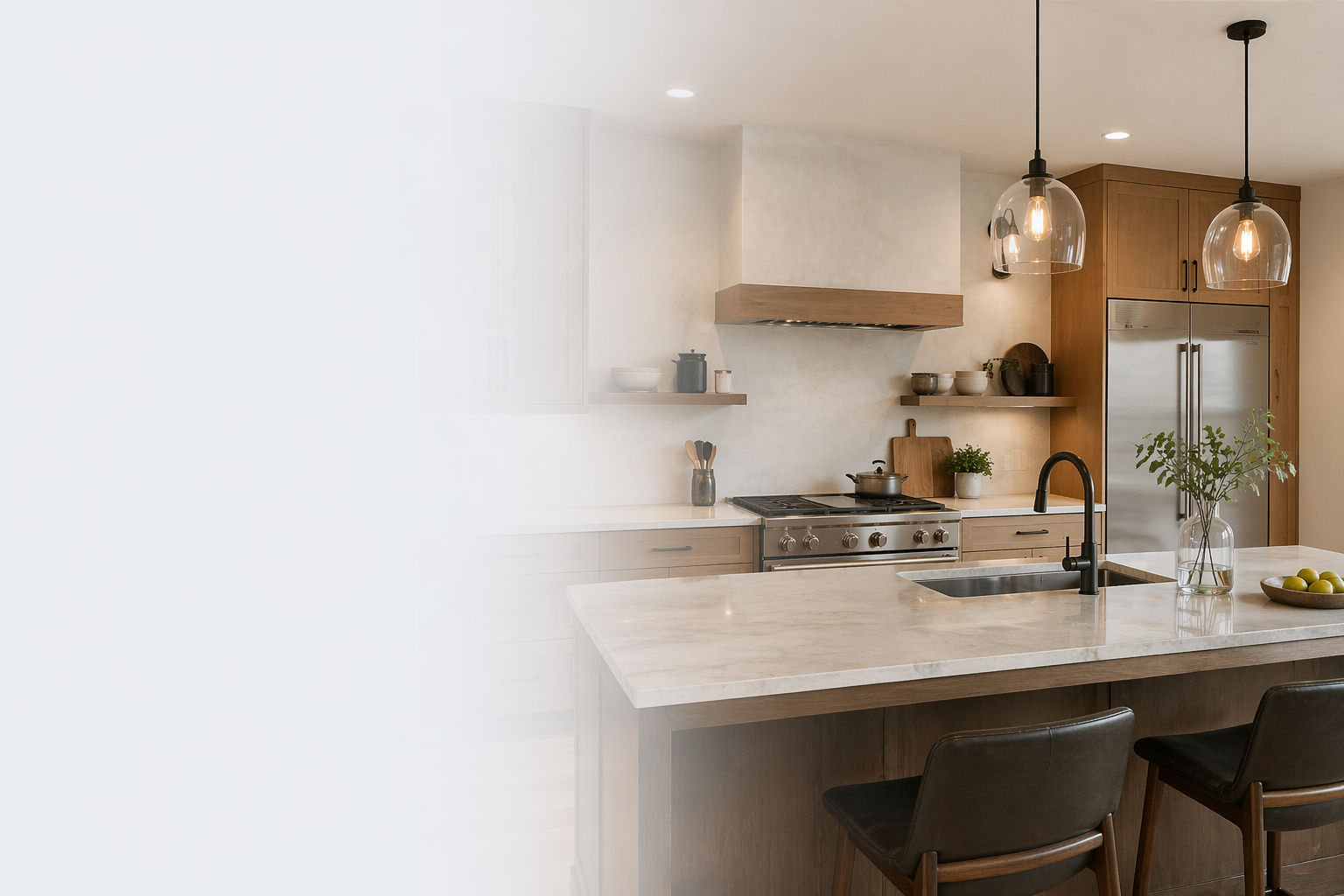 Modern bespoke kitchen